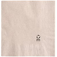 García de Pou 102.67 Servilletas Ecolabel- 2 Capas- 18 G-M2- 33 x 33 cm- Natural